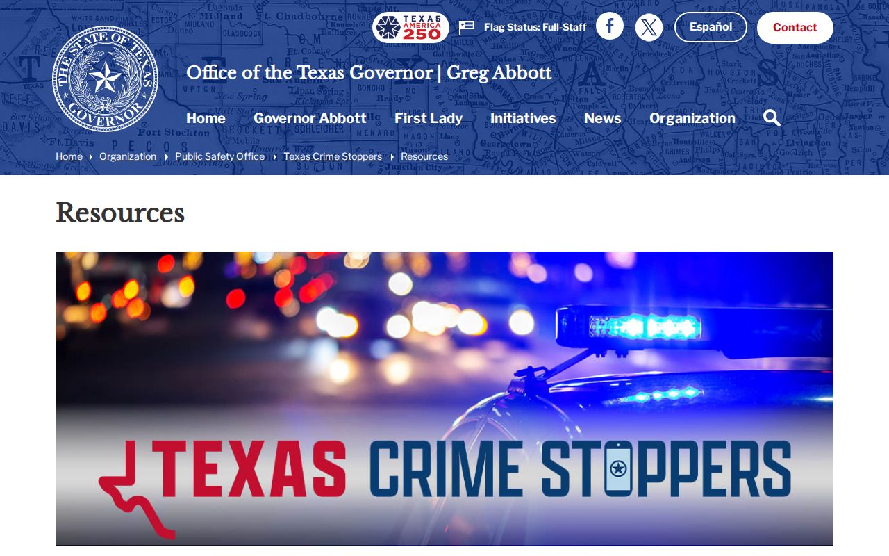 Mitchell County most-wanted tip information, statewide 24-hour Crime Stoppers resource